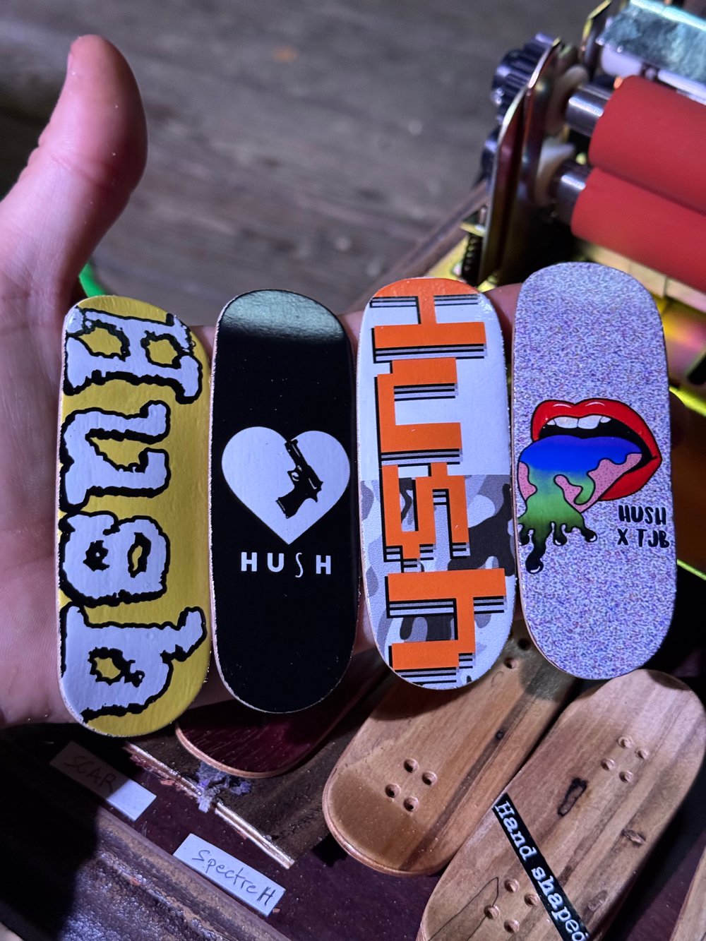 Image of Hush Graphic Boards - Luxury Fingerboard Decks