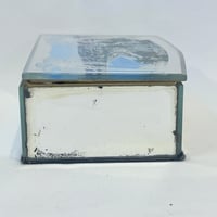 Image 6 of Boîte à bijoux en verre miroir Souvenir de Nice 1920s Promenade des anglais