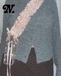 Image 2 of Polka Dot XL Ruffle Strap