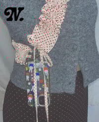 Image 3 of Polka Dot XL Ruffle Strap