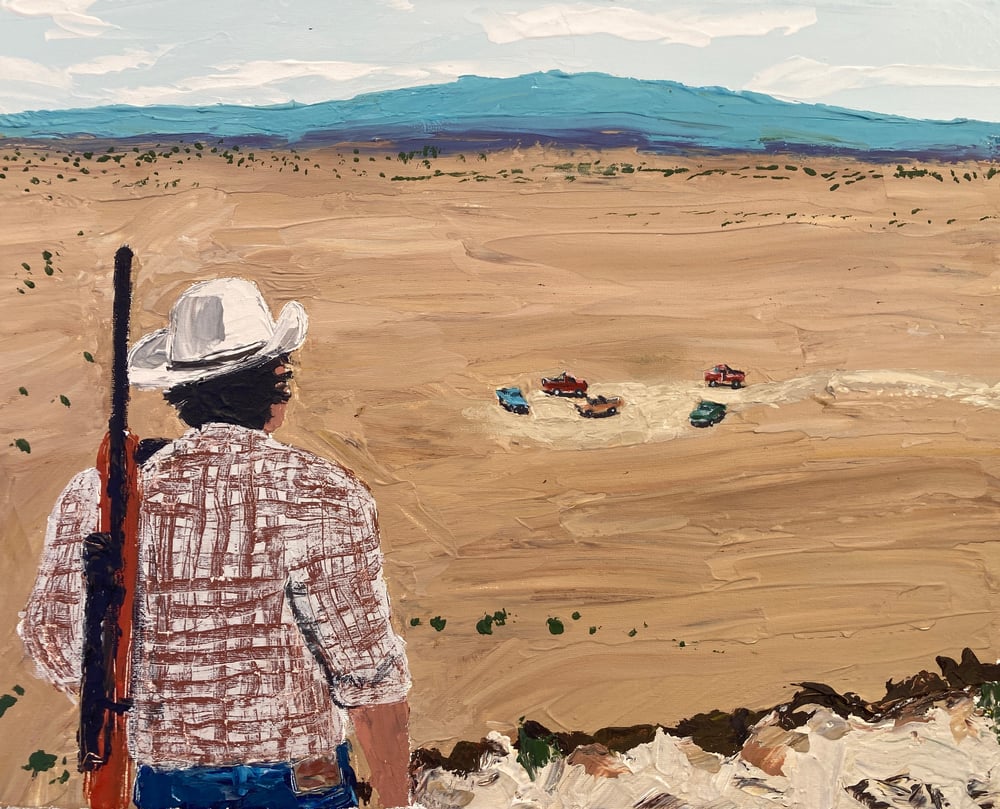 Image of No Country for Old Men (original on canvas)