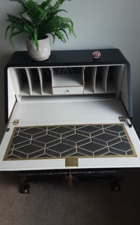 Image 1 of Writing Bureau with Ball and Claw Feet.