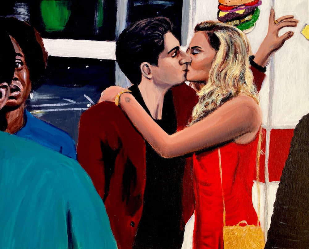Image of Chris and Adriana  (original on canvas)