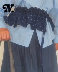 Image 3 of Polka Dot Wrap Skirt