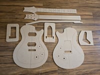 PRS Singlecut Trem Guitar Template Set Left or Right handed 