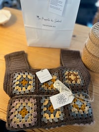 Image 4 of Soleil Collection – “Earth” Handmade Crochet Vest (Size M / EU 38–40)