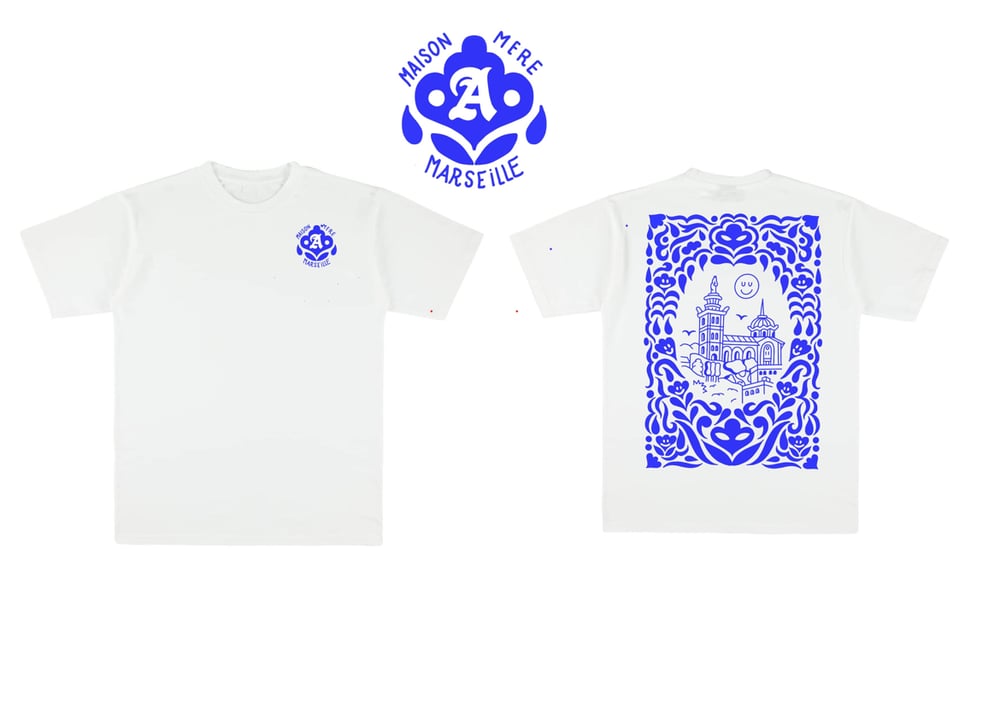 T-SHIRT MARSEILLE BONNE MERE AZED X MAISON MÈRE