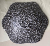 Image 5 of Wavy Paper Mache Bowl in a Greenish Pearl Shade | Decorative Recycled Papier Plate.