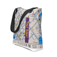 Image 2 of DBB Tout Biten! Tote Bag Roseau City Bus Stop Map