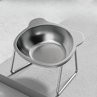 Image 3 of Stainless Steel Cat Water Bowl – Ergonomic Design, Easy to Clean, Wide Base