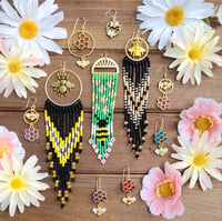 Image 1 of Honey Bee Festival Collection | Bumblebee Earrings