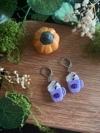 Image 3 of Pendientes lattes otoñales (3modelos)