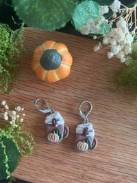 Image 5 of Pendientes lattes otoñales (3modelos)