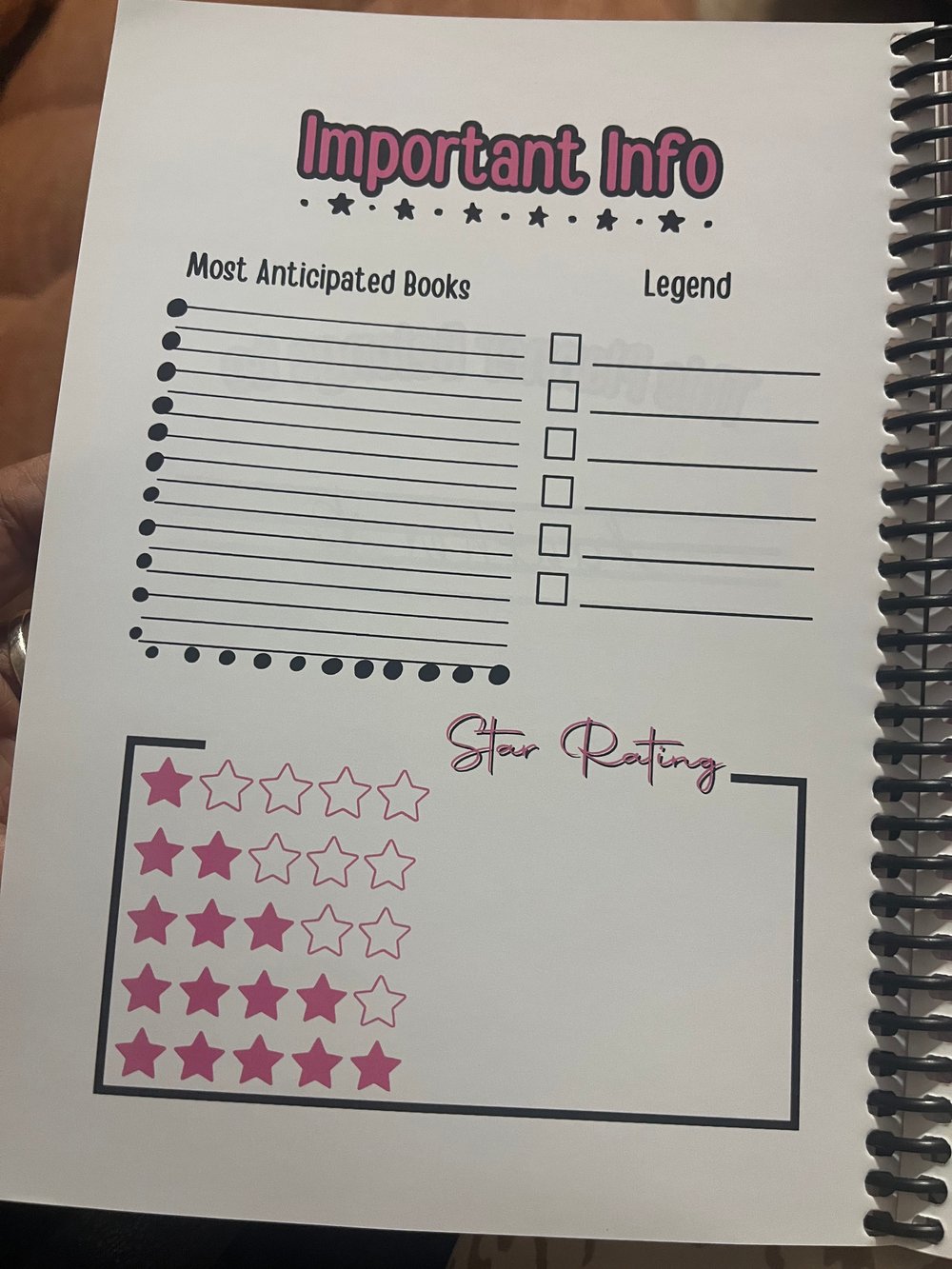 Image of The Reading Planner- PRE-ORDER