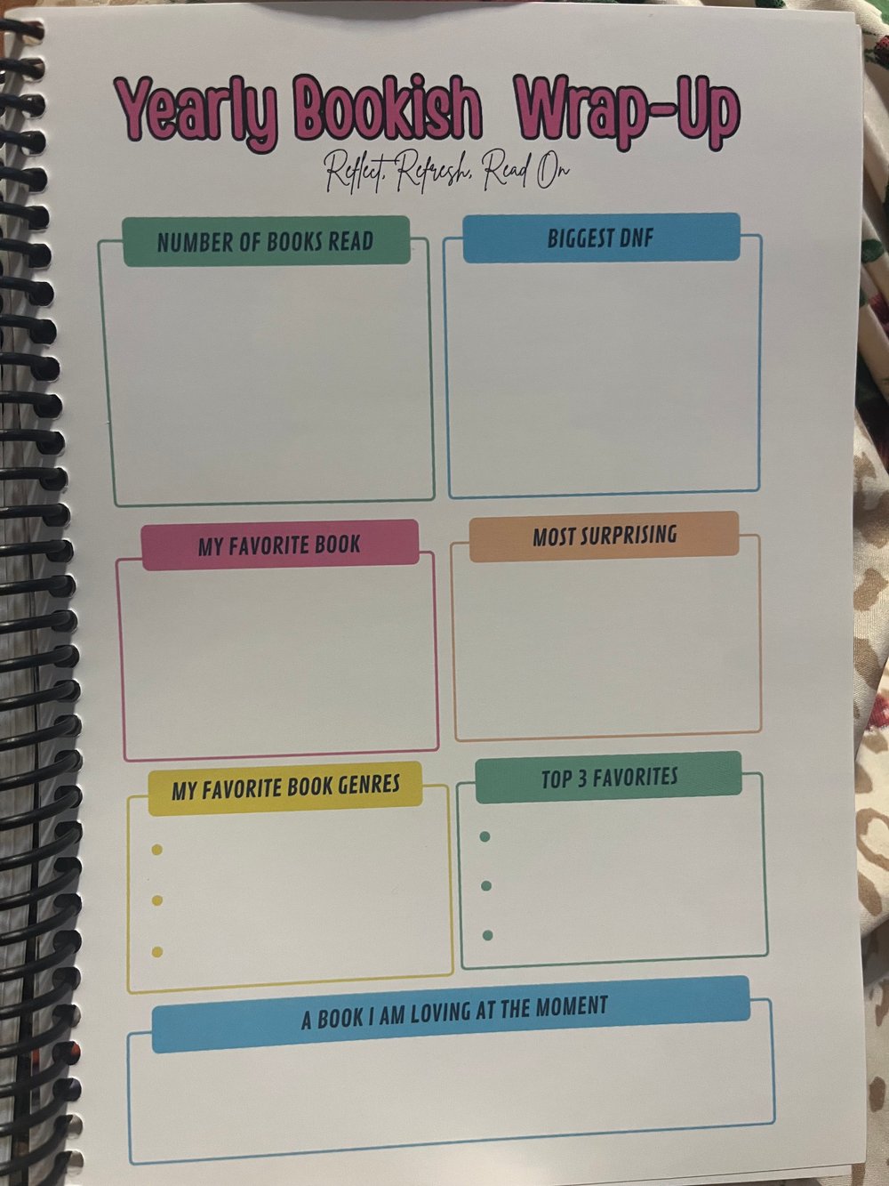 Image of The Reading Planner- PRE-ORDER
