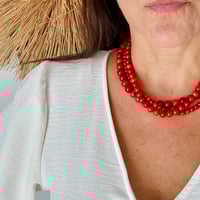 Image 3 of Collar triple C.Coral-
