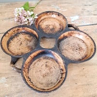 Image 4 of Stunning Worn Antique Pancake Dish