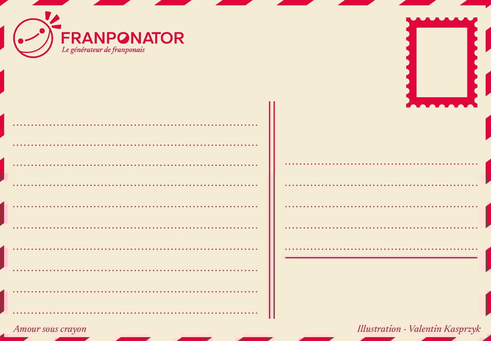Image of Amour sous Crayon