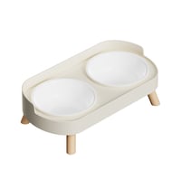 Image 1 of Double Cat Bowl Set – Anti-Spill, Non-Slip Base