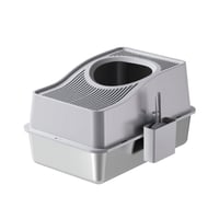Image 1 of Top-Entry Stainless Steel Cat Litter Box – Multiple Colors