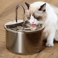 Image 3 of Smart Stainless Steel Cat Water Fountain – 2L, Ultra Silent + 3 Filters