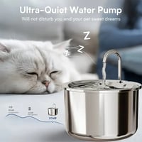 Image 5 of Smart Stainless Steel Cat Water Fountain – 2L, Ultra Silent + 3 Filters