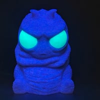 Image 2 of 3d printed 3 inch gus- purple/aqua eyes