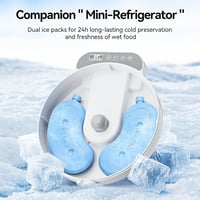 Image 2 of Automatic Cat Feeder with Cooling – 5 Meals, Smart Pet Feeding