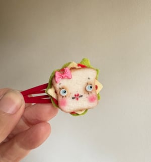 Image of Swiss Miss Sandwich Hairclip A for Blythe or Human