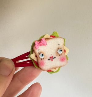Image of Swiss Miss Sandwich Hairclip A for Blythe or Human