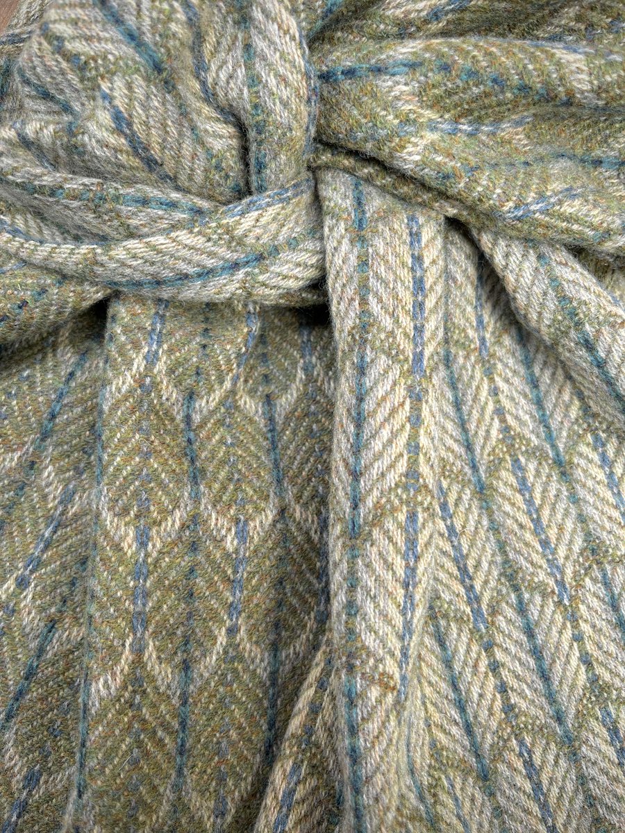 Image of Cornflower & Moss 'Feathers' design scarf