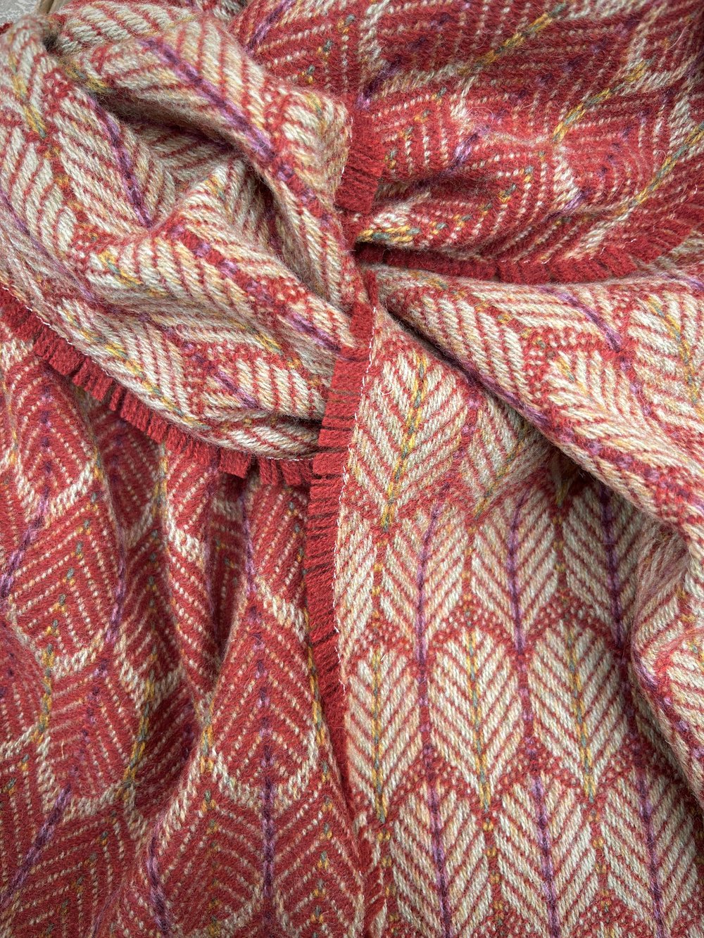Image of Damask & Hawthorn 'Feathers' design scarf