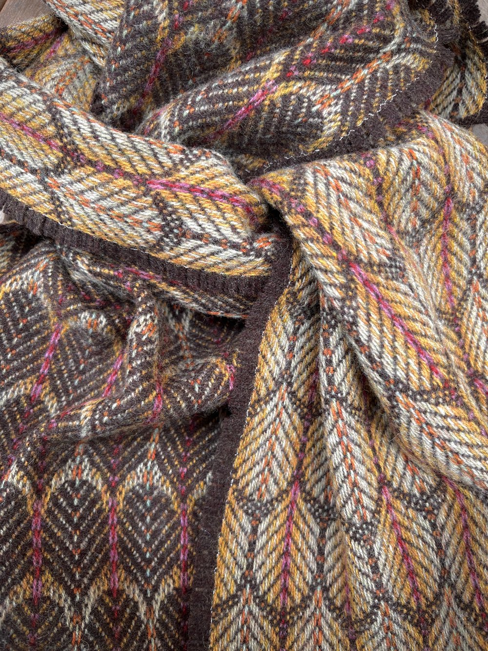 Image of Pollen & Peat 'Feathers' design scarf