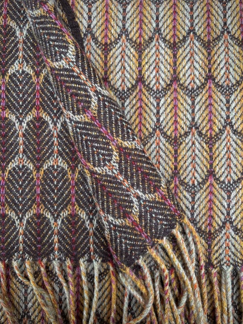 Image of Pollen & Peat 'Feathers' design scarf