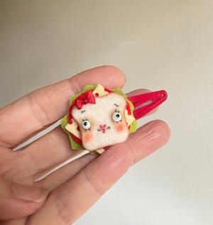 Image of Swiss Miss Sandwich Hairclip B for Blythe or Human