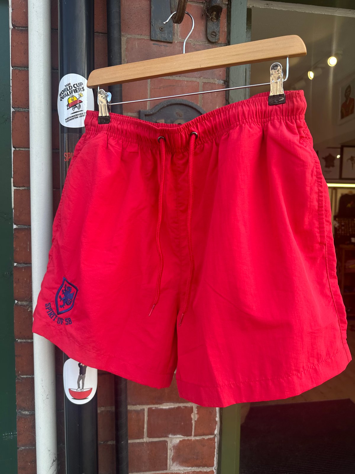 Image of SO58 Men’s Swim Shorts in Red 