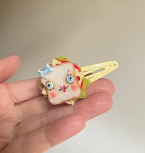 Image of Swiss Miss Sandwich Hairclip D for Blythe or Human