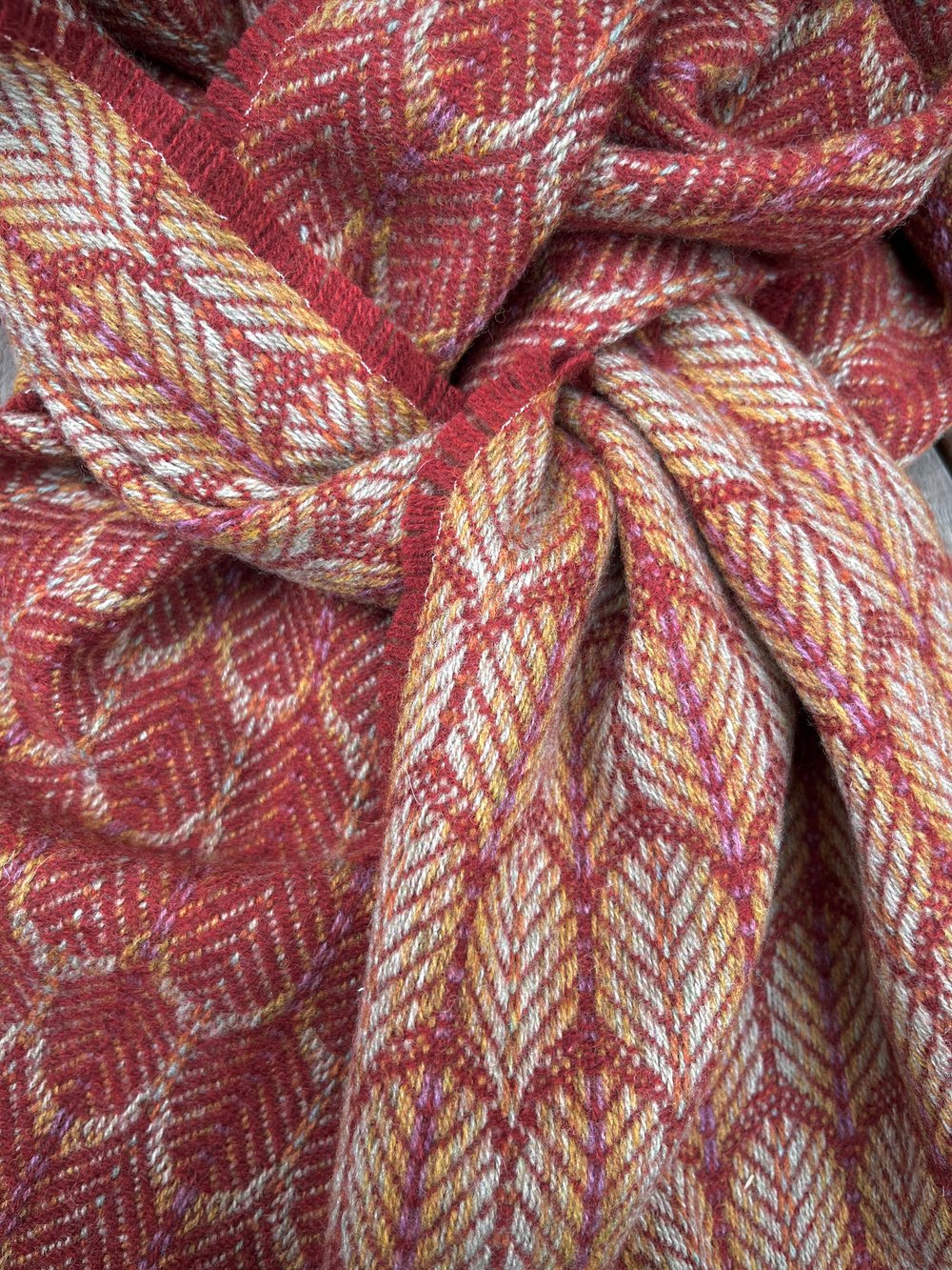 Image of  Pollen & Hawthorn 'Feathers' design scarf