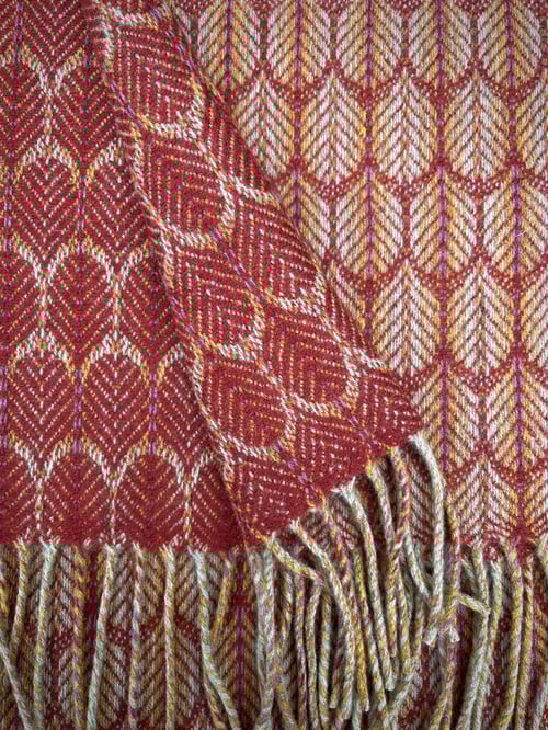 Image of  Pollen & Hawthorn 'Feathers' design scarf