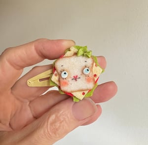 Image of Swiss Miss Sandwich Hairclip C for Blythe or Human