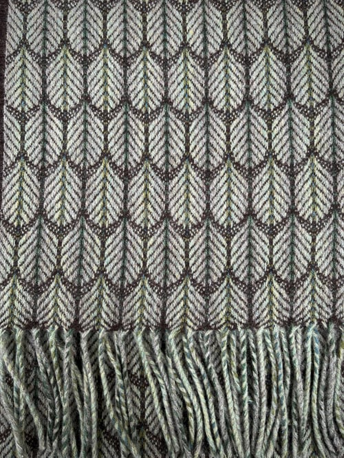 Image of Apple & Peat 'Feathers' design scarf