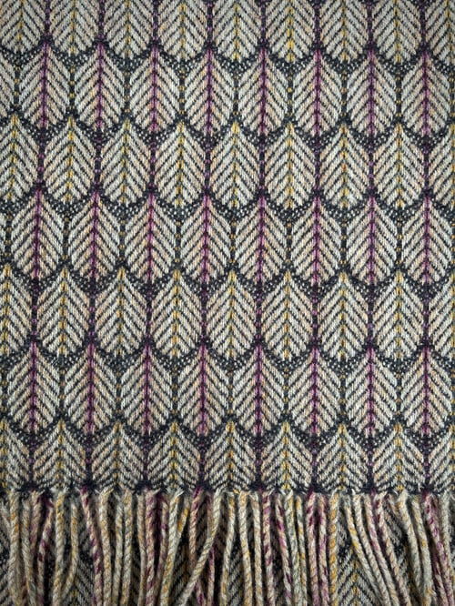 Image of Damask & Graphite 'Feathers' design scarf