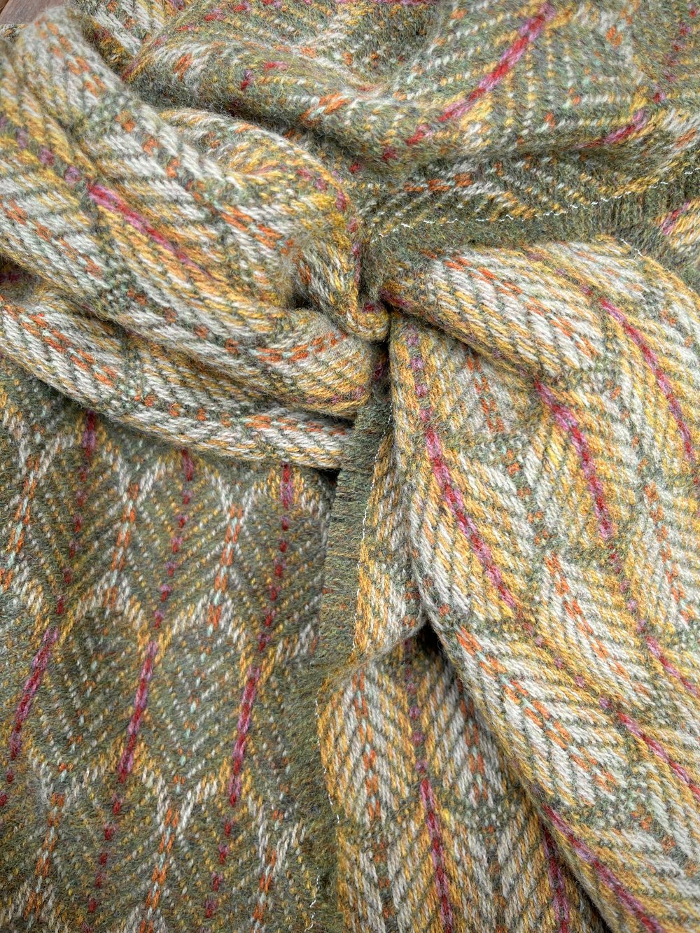 Image of Pollen & Moss 'Feathers' design scarf