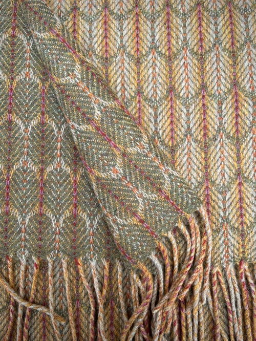 Image of Pollen & Moss 'Feathers' design scarf