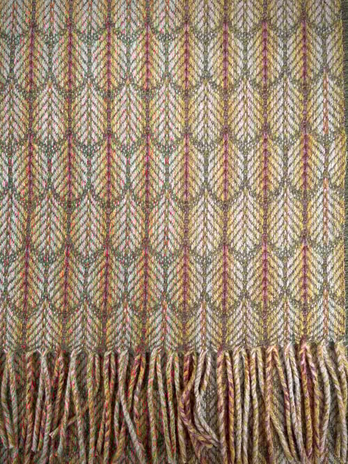 Image of Pollen & Moss 'Feathers' design scarf