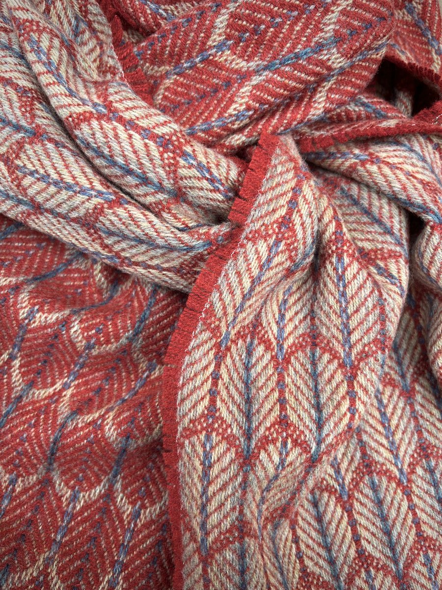 Image of Cornflower & Hawthorn 'Feathers' design scarf