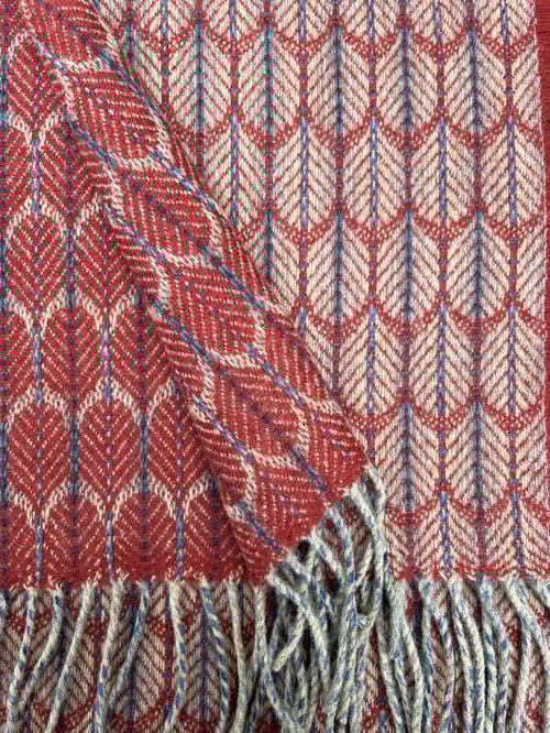 Image of Cornflower & Hawthorn 'Feathers' design scarf