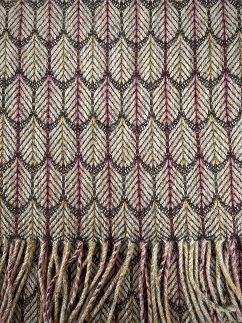 Image of Damask & Peat  'Feathers' design scarf