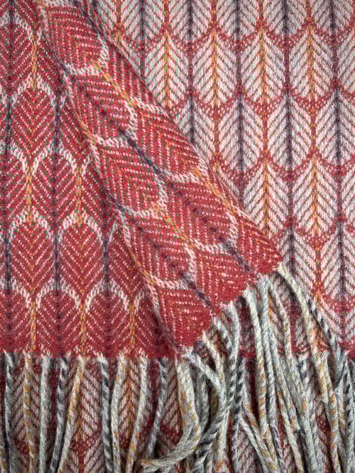 Image of Rust & Hawthorn 'Feathers' design scarf