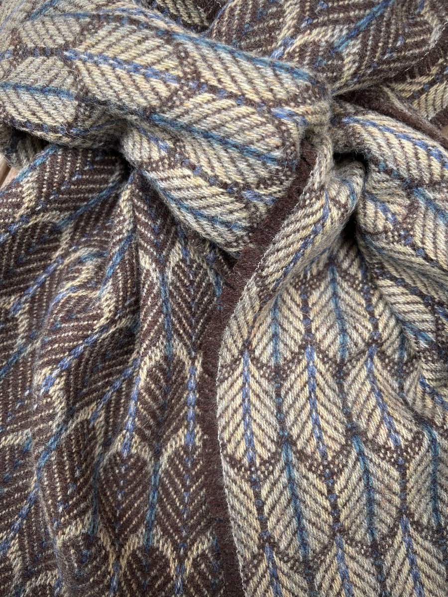 Image of Cornflower & Peat 'Feathers' design scarf